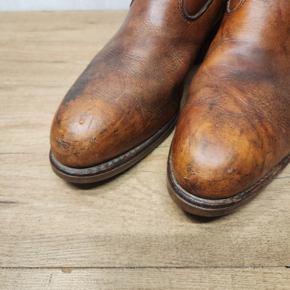 Vintage Iron Works Cowboy Boots Mens Size 10 Genu… - image 9