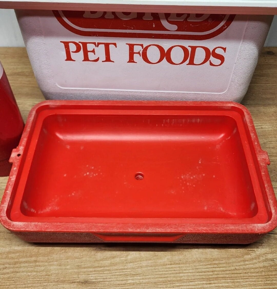 Vintage Gott Tote 18 Beverage Drink Can Cooler 1818 Big Red Dog