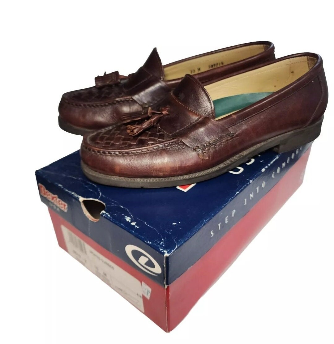 90’s USA製 Dexter タッセルローファー US8 DEXTER USA Comfort Brown Genuine Leather Tassel Loafers