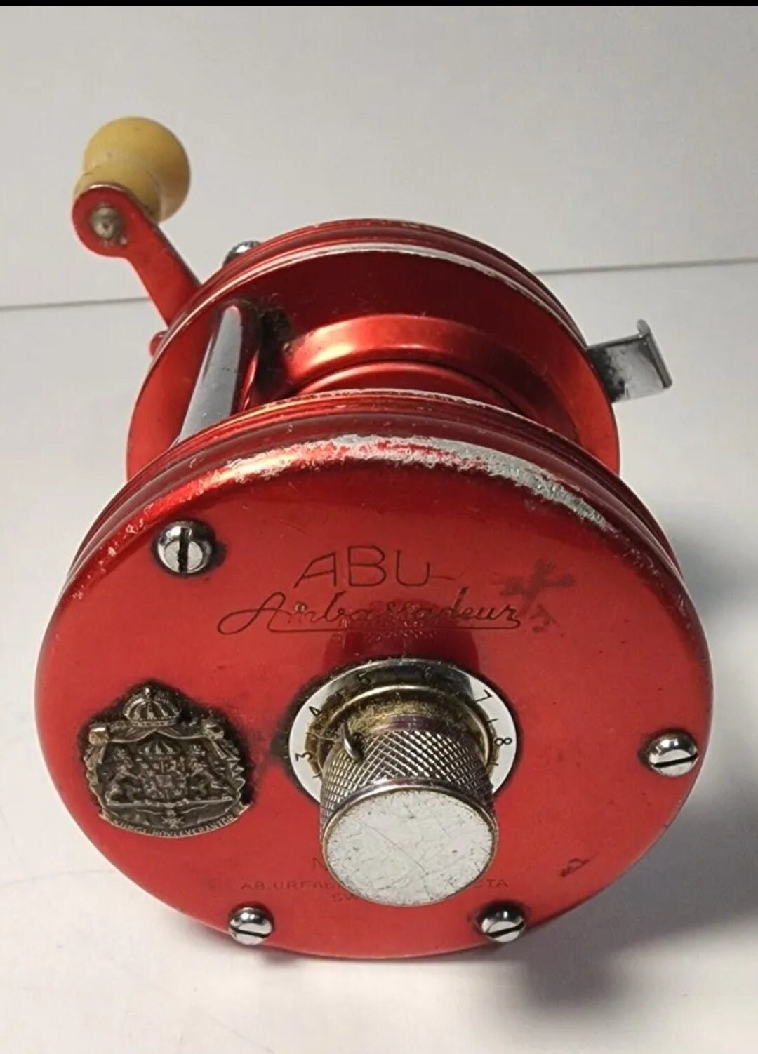 Vintage Abu Ambassadeur 5000 Sweden Fishing Reel Bait Caster Vintage Abu Ambassadeur 5000 Sweden Fishing Reel Bait Caster