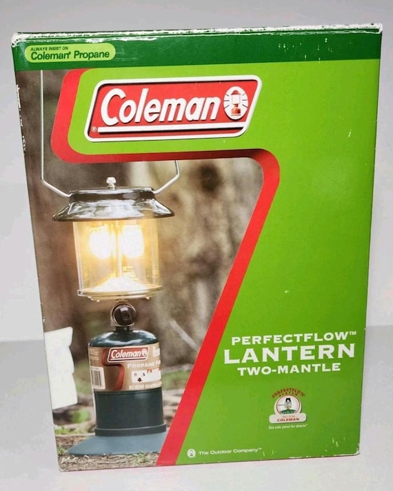 Vintage Coleman Perfect Flow Propane Lantern 2 Mantle Model 5159