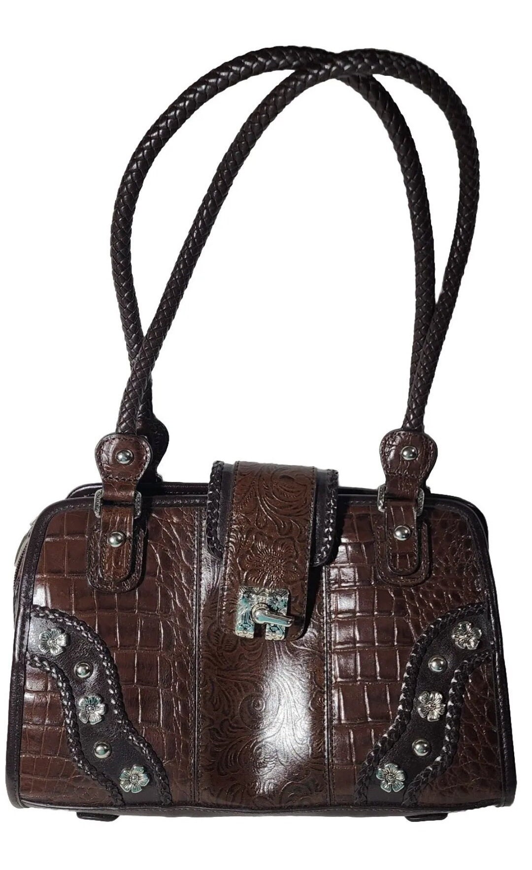 Great American Leatherworks Embossed Leather Purse | SCHEELS.com