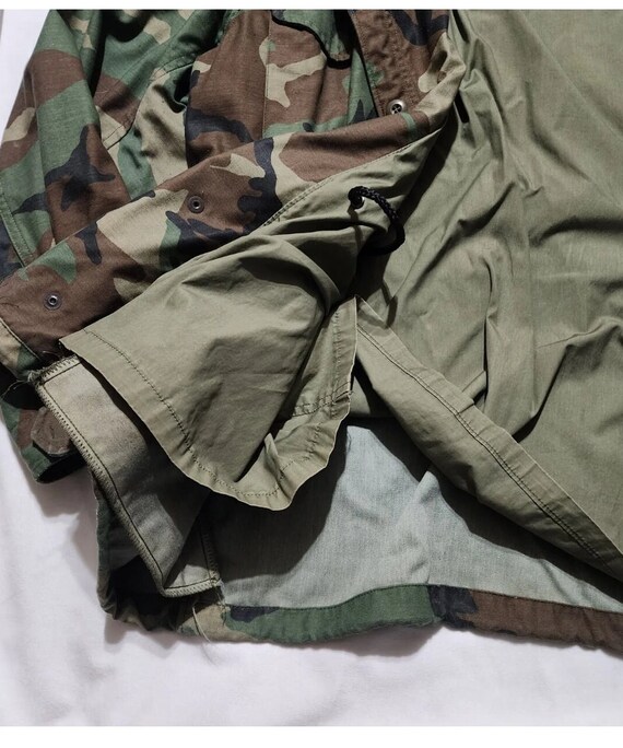 US Military Issue Vintage 1989 M65 Woodland Camo … - image 7