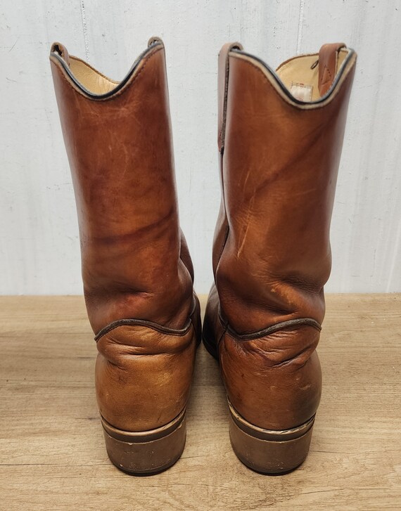 Vintage Iron Works Cowboy Boots Mens Size 10 Genu… - image 4
