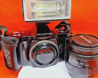 Cámara réflex Olympus OM88(101) Power Focus no funciona (para repuestos)