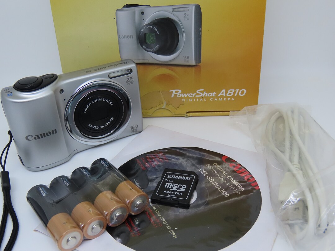 Canon Powershot A810 16.0 MP Digital Camera With 5X Digital Etsy