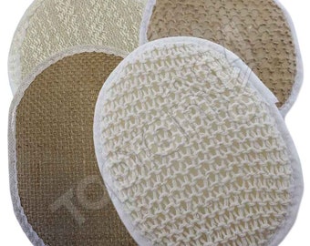 100 Pieces Disposable Bath Loofah in Individual Bags