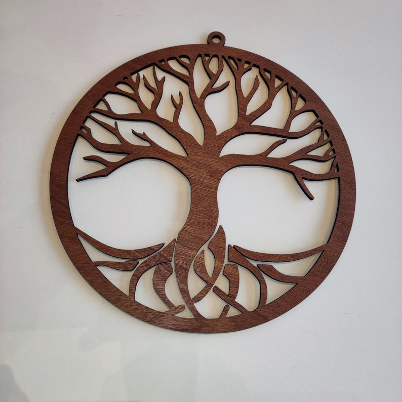 Arbre de vie 50 cm mural en métal, intérieur et extérieur
