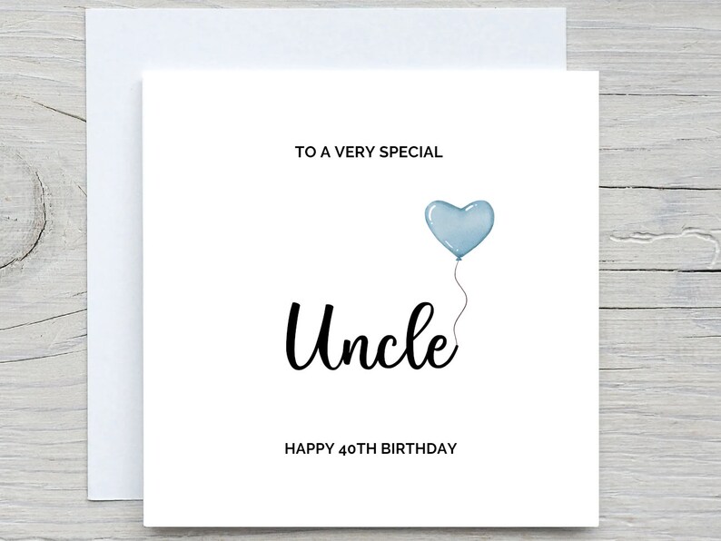 Personalised Happy Birthday Card Uncle Card for Uncle Etsy