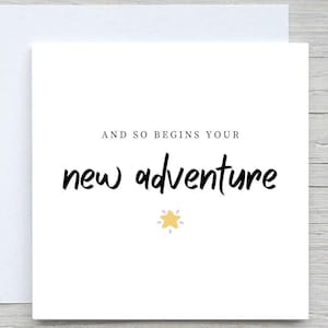 Nova Carta de Aventura: Boa Sorte, Novo Emprego, Viagem