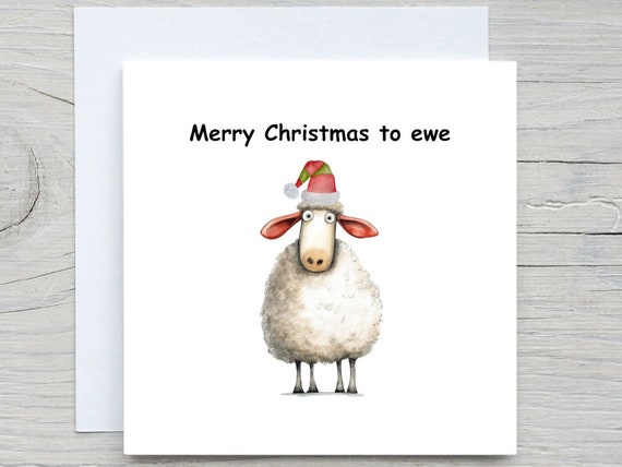 Merry Christmas To Ewe - Ditsy Puffin Designs - View #5