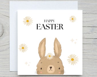 personalised Easter card, Easter card, Bunny card, Rabbit card