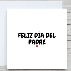 Feliz Día del Padre, vaderdagkaart, Spaanse kaart, kaart voor papa, tarjeta dia del padre, cadeau voor papa