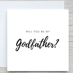 Vuoi essere il mio padrino? Biglietto personalizzato per il padrino, proposta per il padrino, biglietto per il padrino, biglietto per i padrini