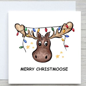 Carte de Noël, carte de Noël personnalisée, carte de Noël renne, carte orignal, carte-cadeau de Noël, cadeau de vacances