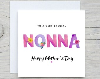 Biglietto per la festa della mamma, biglietto per la festa della mamma della nonna, biglietto per la nonna, biglietto personalizzato per la nonna, regalo per la festa della mamma per la nonna