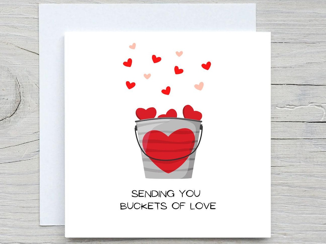 Personalized Get Well Soon Card: Sending Love - Etsy