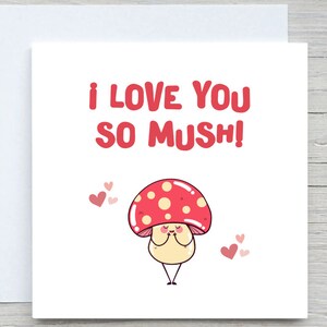 Tarjeta de aniversario, te amo tanto, tarjeta romántica, tarjeta de amor, para esposo, para esposa, para pareja, hongo, regalo de aniversario, tarjeta de San Valentín