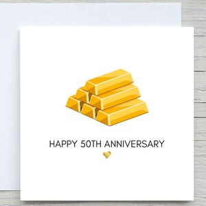 記念日カード、パーソナライズされた記念日カード、結婚 50 周年カード、金婚式