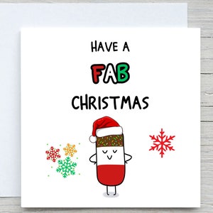 Biglietto di Natale personalizzato, biglietto di Buon Natale, Buon Natale, per lei, per lui, biglietto di auguri