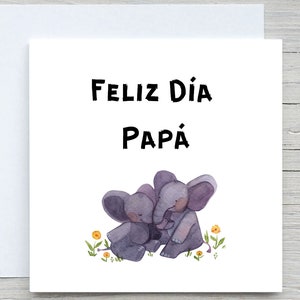 Tarjeta del Día del Padre, Tarjeta para Papá, Feliz Día del Padre, Día del Padre en español, regalo para papá