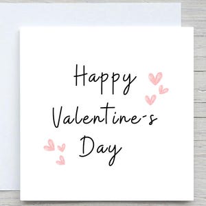 Biglietto di San Valentino, biglietto semplice, buon San Valentino, alla moglie, alla fidanzata, regalo di San Valentino, biglietto romantico, biglietto d'amore