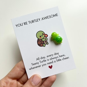 Carte Pocket Hug Turtle, cadeau interurbain
