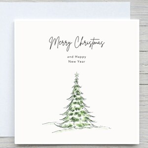 Gepersonaliseerde kerstkaart, kerstboomkaart, kerstkaart, gepersonaliseerde kaart,
