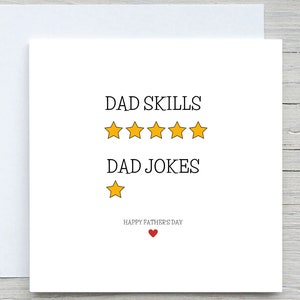 Carte de fête des pères, carte à papa, carte de blagues de papa, carte de fête des pères drôle
