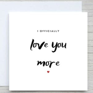 Personalized Valentines Day Card: Romantic Love Greeting