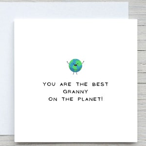 Cartão de aniversário, cartão de amor, cartão PARA A VOVÓ, melhor avó do planeta, cartão de dia das mães, cartão de dia das mães, cartão de dia das mães, melhor cartão de avó