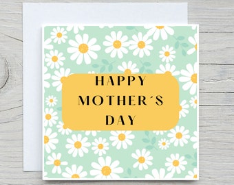 Birthday Card, Love card, FLORAL Mothers day card, mothers day card, mother birthday, mothers day card