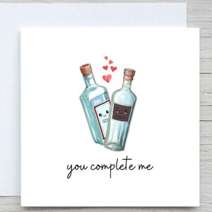 Jubileumkaart, Jij maakt mij compleet, romantische kaart, ik hou van jou, Valentijnsdagkaart, jubileumkaart, voor partner, vrouw, echtgenoot,