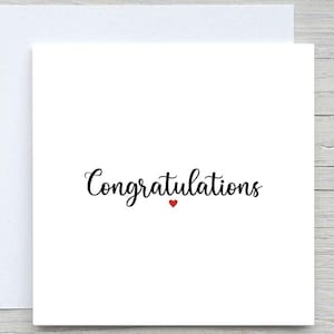 Personalized Congratulations Card: Wedding, Baby, New Job