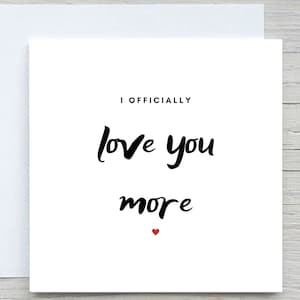 Tarjeta del día de San Valentín, tarjeta de felicitación de amor, tarjeta de te amo, tarjeta romántica, regalo de San Valentín