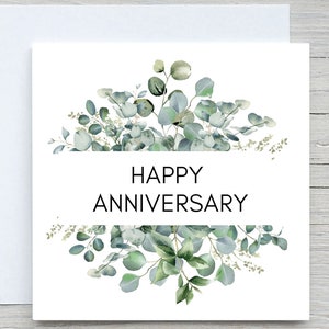 Tarjeta de amor, tarjeta de hojas verdes, tarjeta romántica, tarjeta de te amo, tarjeta del día de San Valentín, tarjeta de aniversario, tarjeta de feliz aniversario
