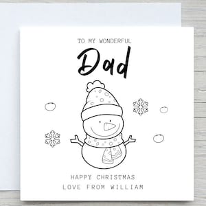 Color in Christmas card,  coloring cards christmas activity for kids, Christmas Card From Children, Colouring In Christmas Card,