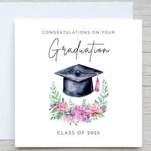 Klasse von 2025, glückliche Abschlusskarte, für Tochter / Sohn, personalisierte abschlusskarte, College, Grundschulabschluss, Mittelschulabschluss, High School Abschluss