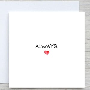 Always Love Card: Romantic Valentine&#39;s Day Greeting