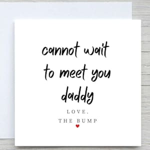 Pregnancy card for dad, Future Dad Father's Day Card, Pregnant Fathers Day Card, First Baby Future Father Card, Soon To Be Daddy card