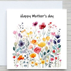 biglietto festa della mamma, cuore acquerello, biglietto cuore, per la mamma, alla mamma, dal figlio, dalla figlia, dal marito, dia de la madre