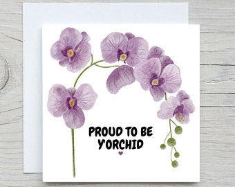 Carte de fête des mères, carte à maman, carte fière d'être Y'Orchid, pour carte parents, pour carte maman, cadeau fête des mères
