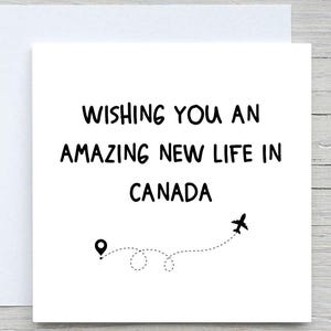 Personalised Emigrating Card, Moving To New Country Card, New Adventures Card, Plane Card, Moving Abroad, New life card