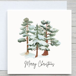 Biglietto di Natale personalizzato, biglietto dell'albero di Natale, biglietto delle feste, biglietto personalizzato,