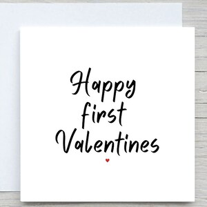 Biglietto di auguri per il primo San Valentino, Primo San Valentino per il fidanzato, Per la fidanzata, Biglietto di auguri per il primo San Valentino per il partner, 1° biglietto di San Valentino