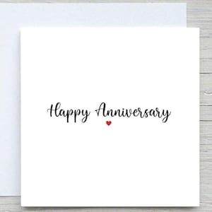 Anniversary Card, Personalised anniversary card,  years married card,