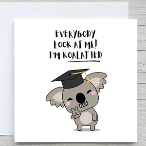Carte de fin d'études, carte personnalisée, carte koalafied, remise des diplômes