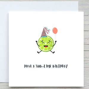 Geburtstagskarte, süße Karte, alles Gute zum Geburtstagkarte, Sublime Geburtstagskarte, für Freundkarte, Bestiekarte, lustige Geburtstagskarte