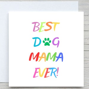 Cartão personalizado para o dia das mães, cartão de amor, melhor mãe da névoa, cartão de aniversário para a mãe, aniversário da mãe, cartão para o dia das mães