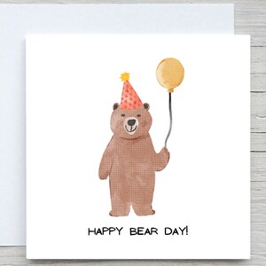 Cartão de aniversário, cartão fofo, cartão de feliz aniversário, cartão de aniversário engraçado, cartão para amigo, cartão de melhor amiga, cartão de aniversário engraçado, cartão de urso